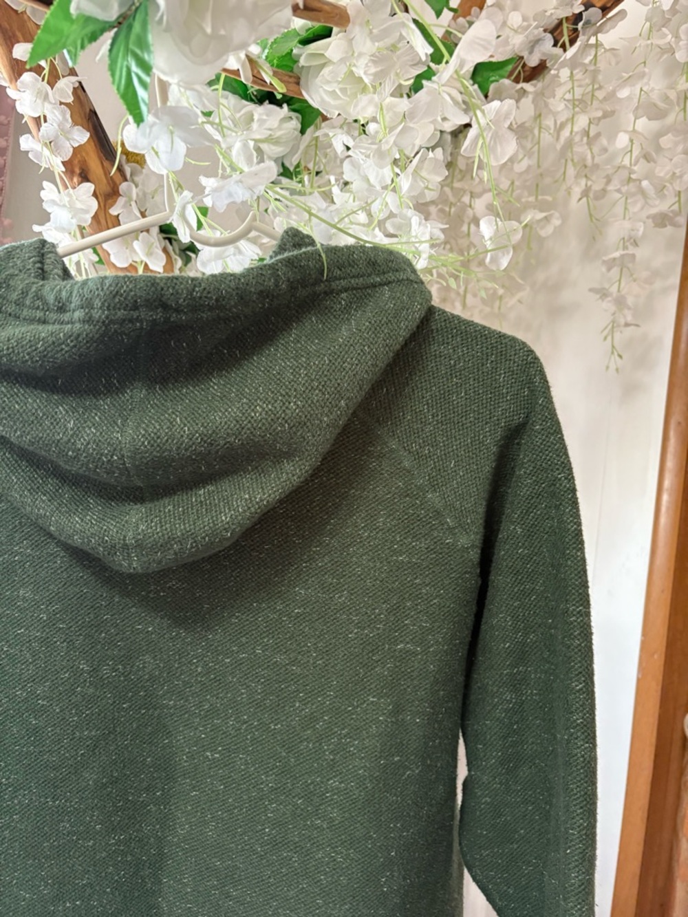 Mollusk Dark Green Hooded Sweatshirt - Cozy Pullover Hoodie - Picture 6 of 9